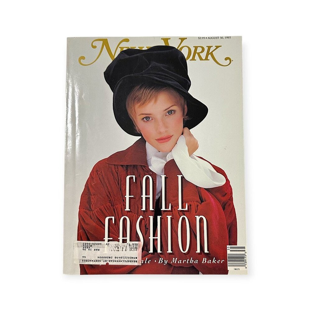 New York Magazine Aug 30 1993 – Fall Fashion – Fall Fashion Issue